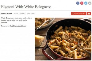 Made in Italy sempre più a rischio: il New York Times pubblica la ricetta della White Bolognese